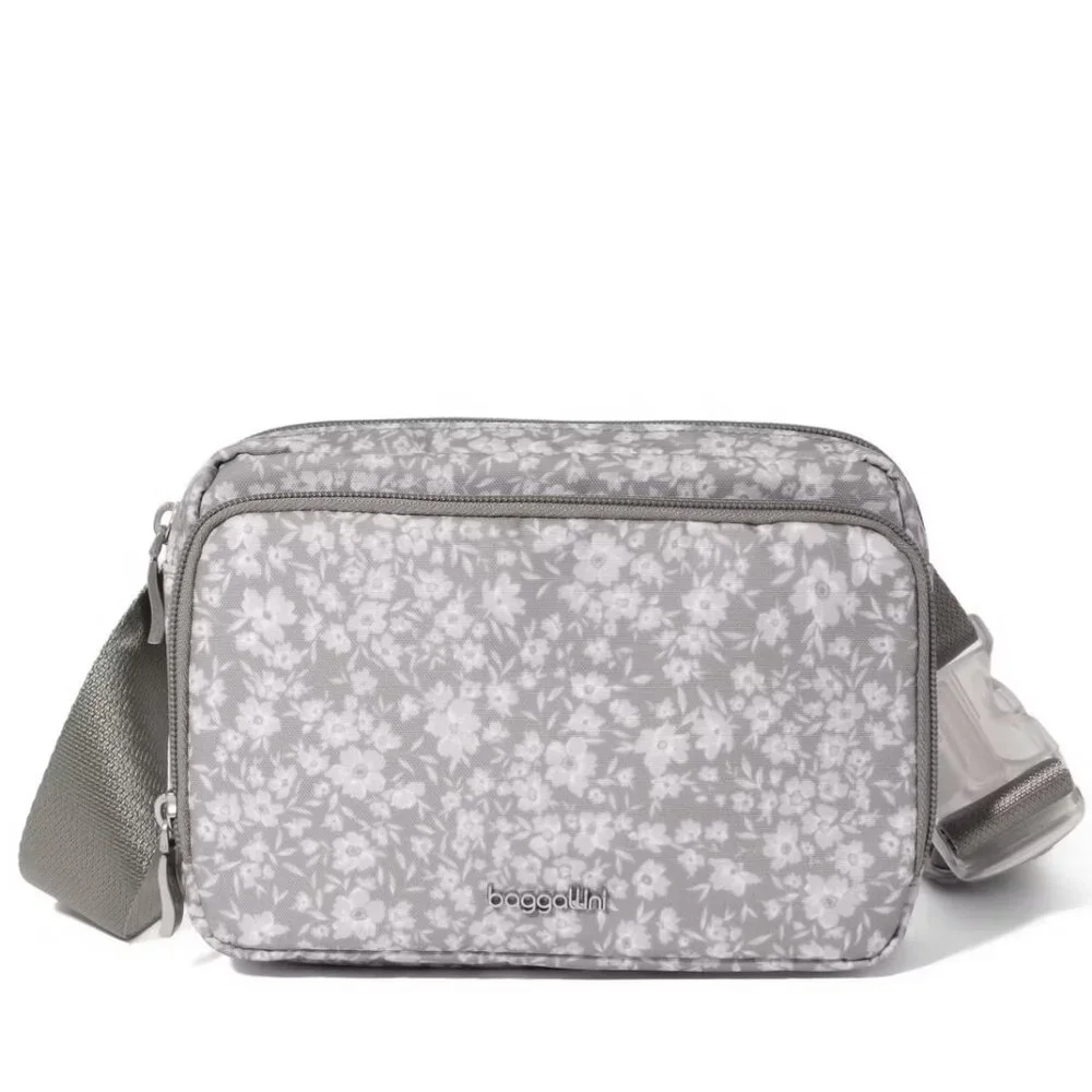 baggallini Light Petal Gray Modern Belt Bag Sling/NWT - Picture 1 of 13